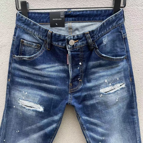 Replica Dsquared Jeans For Men #1225999 $68.00 USD for Wholesale