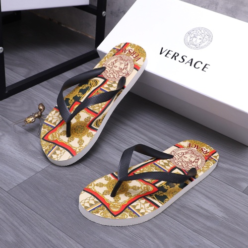 Replica Versace Slippers For Men #1226061 $42.00 USD for Wholesale