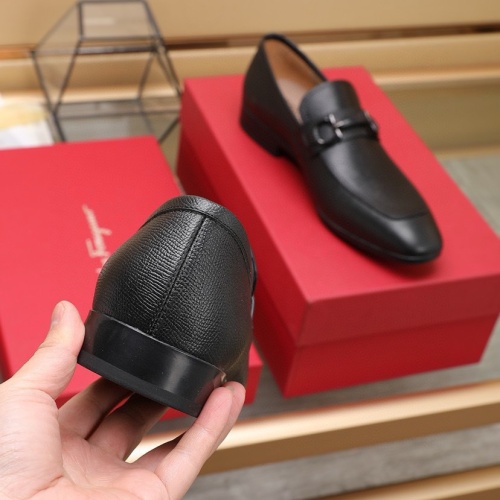 Replica Salvatore Ferragamo Leather Shoes For Men #1226118 $122.00 USD for Wholesale