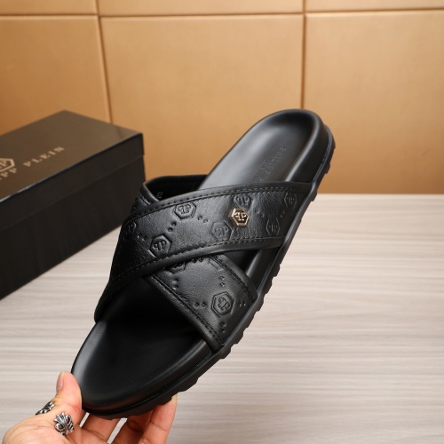 Replica Philipp Plein PP Slippers For Men #1226306 $52.00 USD for Wholesale