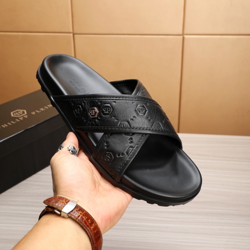 Replica Philipp Plein PP Slippers For Men #1226306 $52.00 USD for Wholesale