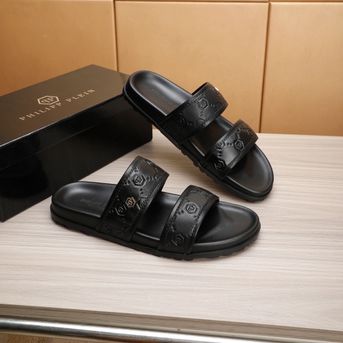 Replica Philipp Plein PP Slippers For Men #1226307 $52.00 USD for Wholesale