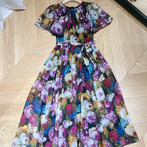 Replica Dolce & Gabbana Dresses Short Sleeved For Women #1226316 $135.00 USD for Wholesale