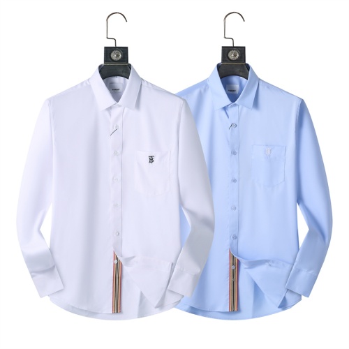 Replica Burberry Shirts Long Sleeved For Men #1226948 $40.00 USD for Wholesale