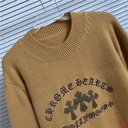 Replica Chrome Hearts Sweater Long Sleeved For Unisex #1227326 $56.00 USD for Wholesale