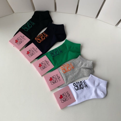 Replica Loewe Socks #1227539 $25.00 USD for Wholesale