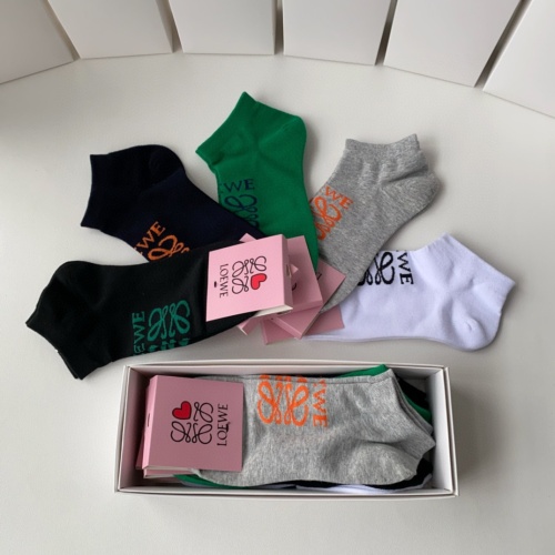 Replica Loewe Socks #1227539 $25.00 USD for Wholesale