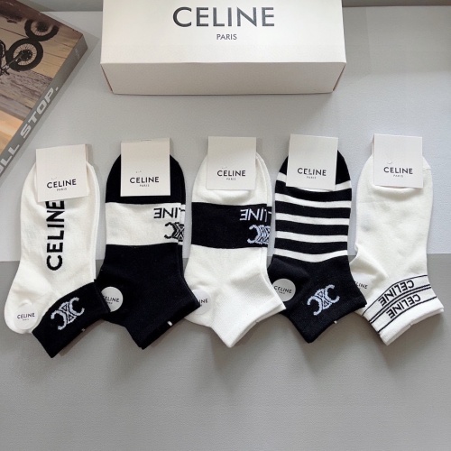 Replica Celine Socks #1227880 $27.00 USD for Wholesale