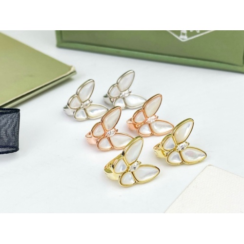 Replica Van Cleef & Arpels Earrings For Women #1228328 $34.00 USD for Wholesale