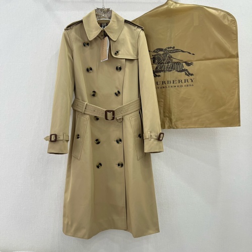 Burberry Trench Coat Long Sleeved For Women #1228485