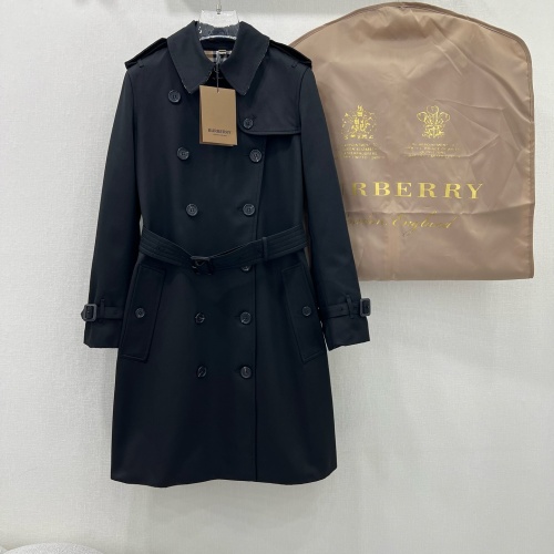 Burberry Trench Coat Long Sleeved For Women #1228487, $172.00 USD, [ITEM#1228487], Burberry Trench Coat