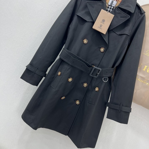 Replica Burberry Trench Coat Long Sleeved For Women #1228489 $170.00 USD for Wholesale