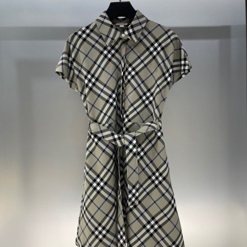 Burberry Dresses Short Sleeved For Women #1228672