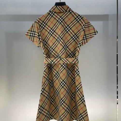 Replica Burberry Dresses Short Sleeved For Women #1228673 $105.00 USD for Wholesale