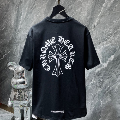 Replica Chrome Hearts T-Shirts Short Sleeved For Unisex #1228776 $34.00 USD for Wholesale