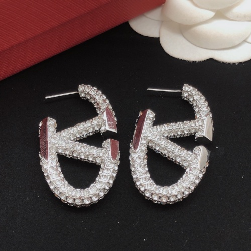 Replica Valentino Earrings For Women #1228984 $38.00 USD for Wholesale