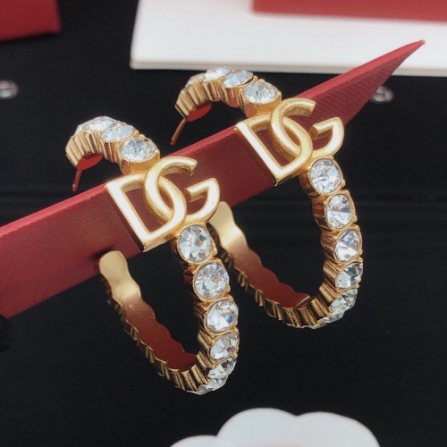 Replica Dolce & Gabbana D&G Earrings For Women #1229009 $32.00 USD for Wholesale