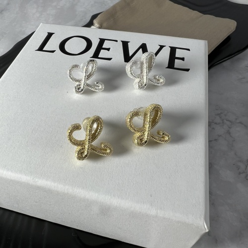 Replica LOEWE Earrings For Women #1229138 $36.00 USD for Wholesale