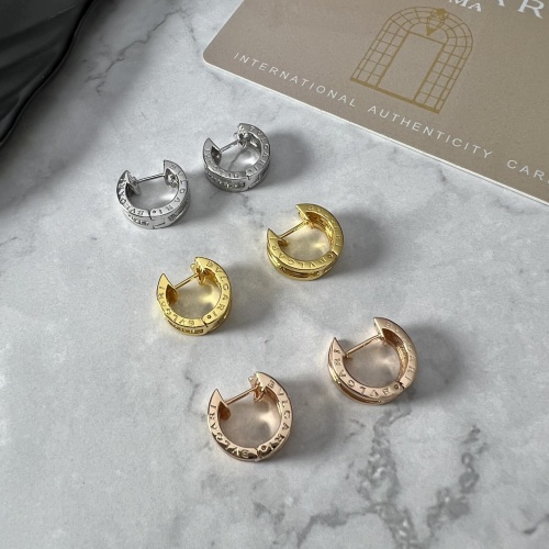 Replica Bvlgari Earrings For Women #1229191 $42.00 USD for Wholesale