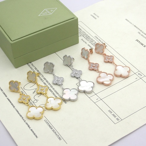 Replica Van Cleef & Arpels Earrings For Women #1229403 $38.00 USD for Wholesale