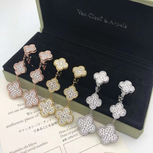 Replica Van Cleef & Arpels Earrings For Women #1229465 $38.00 USD for Wholesale