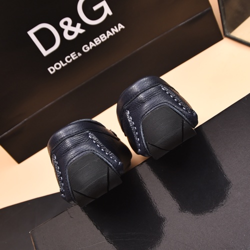 Replica Dolce & Gabbana D&G Leather Shoes For Men #1230284 $80.00 USD for Wholesale