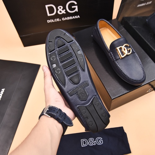 Replica Dolce & Gabbana D&G Leather Shoes For Men #1230292 $80.00 USD for Wholesale