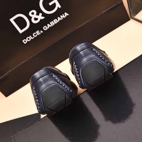 Replica Dolce & Gabbana D&G Leather Shoes For Men #1230292 $80.00 USD for Wholesale