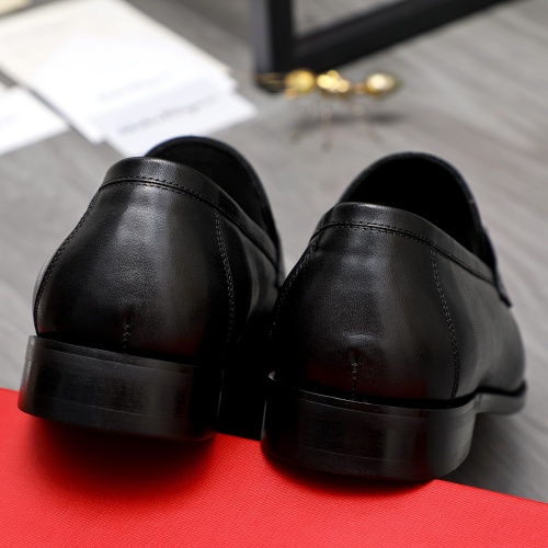 Replica Salvatore Ferragamo Leather Shoes For Men #1230364 $82.00 USD for Wholesale