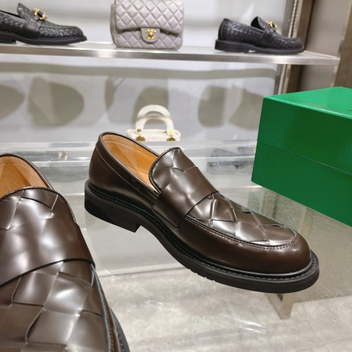 Replica Bottega Veneta BV Leather Shoes For Men #1230518 $150.00 USD for Wholesale