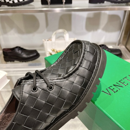 Replica Bottega Veneta BV Leather Shoes For Men #1230526 $150.00 USD for Wholesale