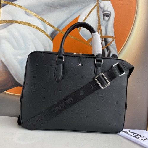 Replica Mont Blanc AAA Man Handbags #1230612 $160.00 USD for Wholesale