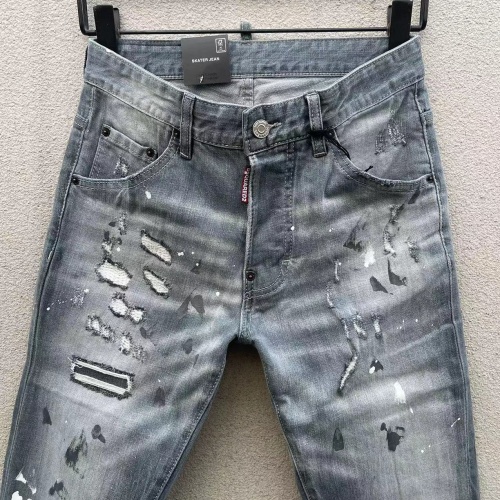 Replica Dsquared Jeans For Men #1230654 $68.00 USD for Wholesale