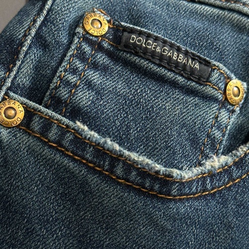 Replica Dolce & Gabbana D&G Jeans For Men #1230672 $80.00 USD for Wholesale