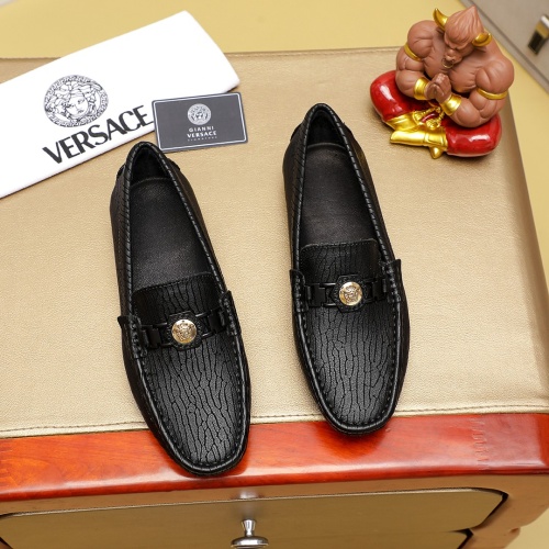 Versace Leather Shoes For Men #1230703, $68.00 USD, [ITEM#1230703], Versace Leather Shoes