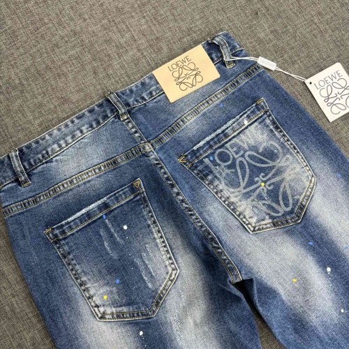 Replica LOEWE Jeans For Men #1230713 $85.00 USD for Wholesale