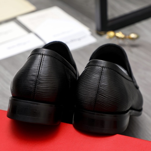 Replica Salvatore Ferragamo Leather Shoes For Men #1230849 $82.00 USD for Wholesale