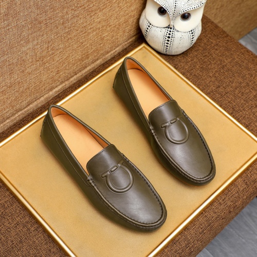 Salvatore Ferragamo Leather Shoes For Men #1231620, $68.00 USD, [ITEM#1231620], Salvatore Ferragamo Leather Shoes