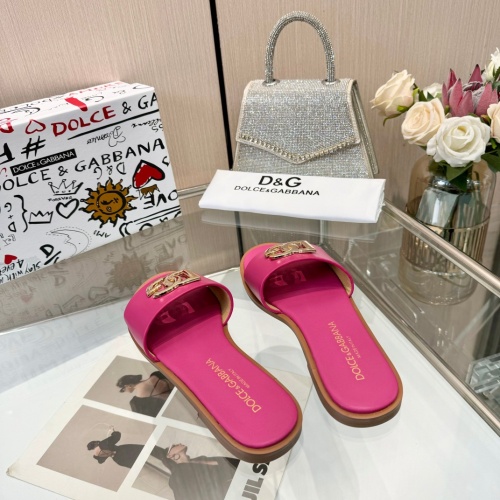 Replica Dolce & Gabbana D&G Slippers For Women #1232326 $82.00 USD for Wholesale