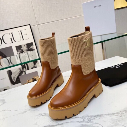 Replica Celine Boots For Women #1232402 $102.00 USD for Wholesale