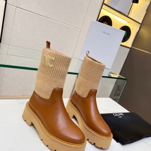 Replica Celine Boots For Women #1232402 $102.00 USD for Wholesale