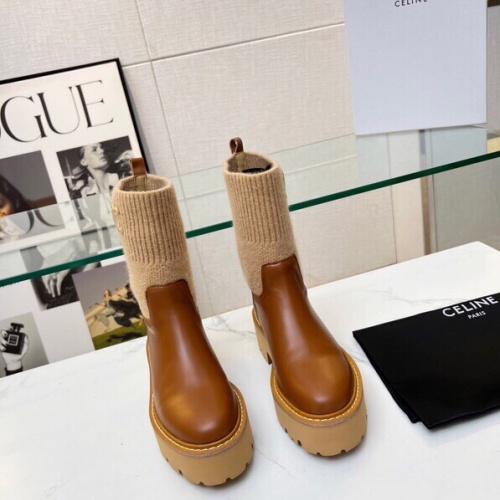 Replica Celine Boots For Women #1232402 $102.00 USD for Wholesale