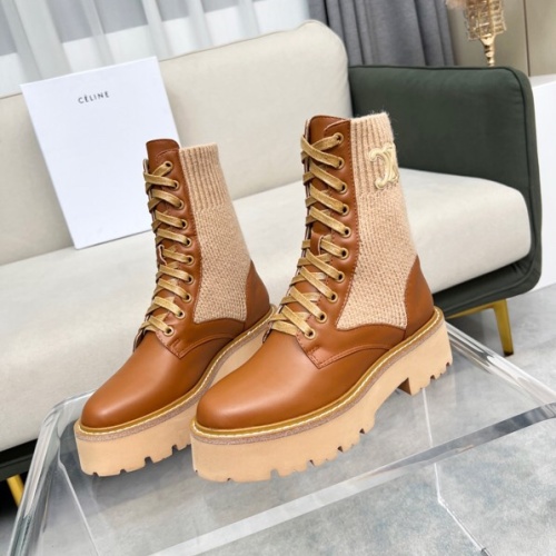 Replica Celine Boots For Women #1232403 $108.00 USD for Wholesale