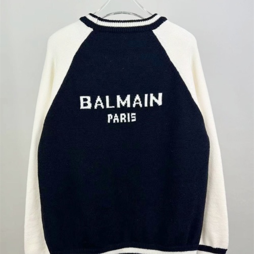 Replica Balmain Sweaters Long Sleeved For Unisex #1232760 $48.00 USD for Wholesale