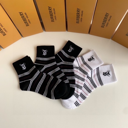 Replica Burberry Socks #1232972 $25.00 USD for Wholesale