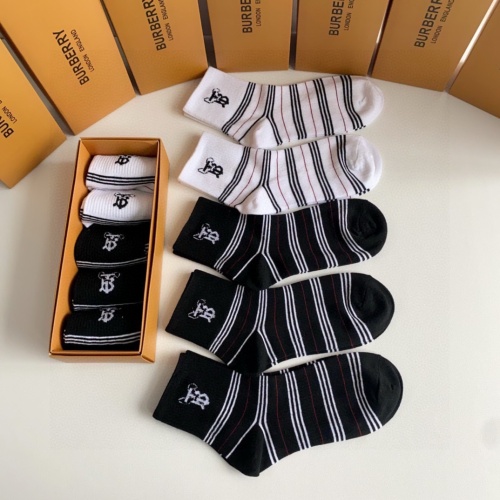 Replica Burberry Socks #1232972 $25.00 USD for Wholesale