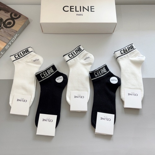 Replica Celine Socks #1233482 $25.00 USD for Wholesale