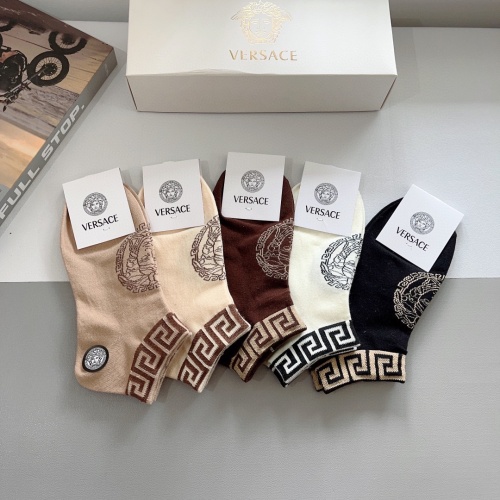 Replica Versace Socks #1233485 $25.00 USD for Wholesale