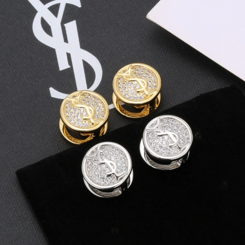 Replica Yves Saint Laurent YSL Earrings For Women #1234215 $25.00 USD for Wholesale