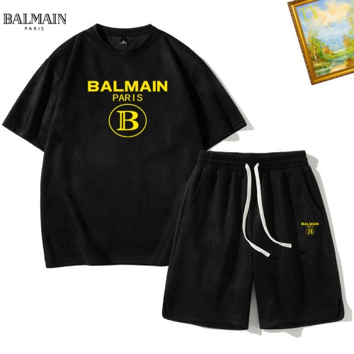 Balmain Tracksuits Short Sleeved For Men #1235415, $48.00 USD, [ITEM#1235415], Balmain Tracksuits